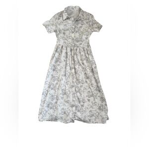 Storia Floral Maxi Dress Size m Cotton Cottage Feminine Garden prairie Lagenlook